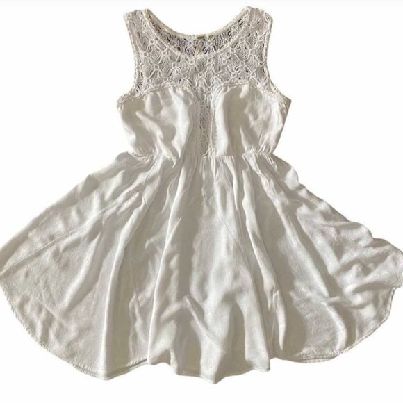 NWT Free People White Fiesta Summer Dress Size M - Picture 6 of 16